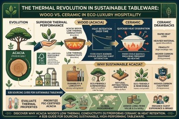 The Thermal Revolution in Sustainable Tableware: Why Wood is Outperforming Ceramic in Modern Eco-Luxury Hospitality